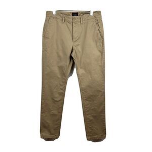 UNTUCKit Pants 30 Mens Tan Classic Chino Straight Leg Cotton Blend St. Clair